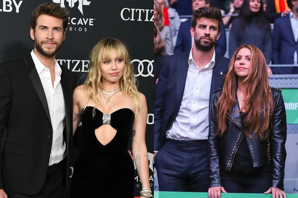 Miley, Liam, Shakira e Pique - Metrópoles