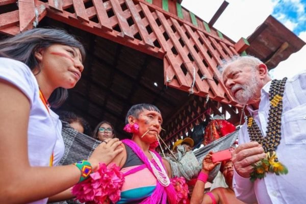 imagem colorida do presidente Lula em Roraima - Metrópoles