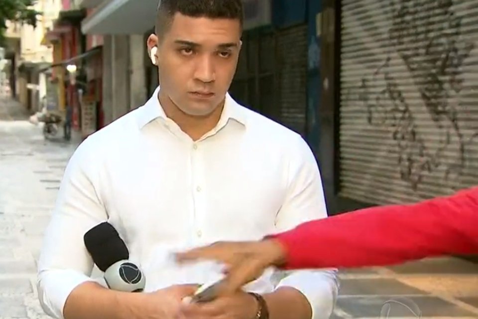 Repórter Marcos Guimarães, da Record, é vítima de tentativa de assalto - Metrópoles