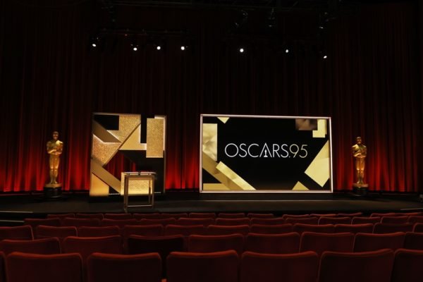 Imagem do auditório em Beverly Hills, California, onde acontece o anúncio do Oscar 2023 - Metrópoles