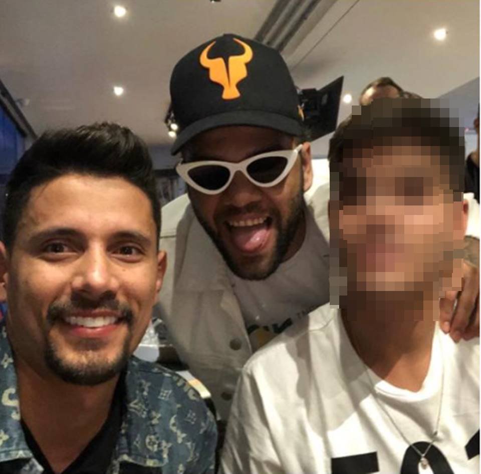 Empresário com Daniel Alves