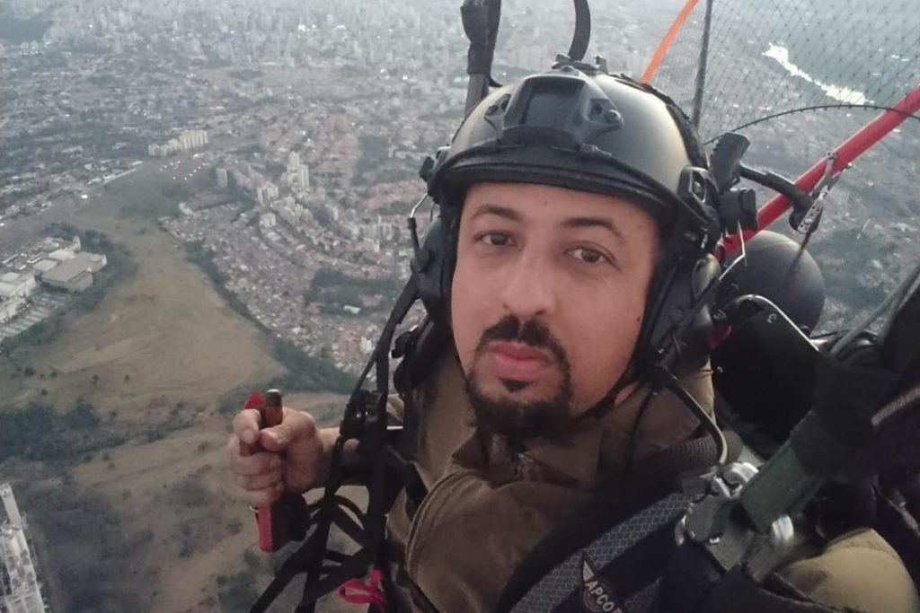 O acidente com o paramotor aconteceu em Paulínia, no interior de São Paulo