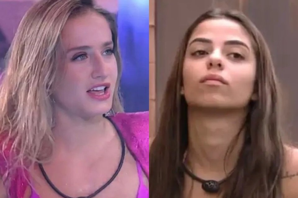 Bruna Griphao and Key Alves in BBB23 (Playback: Globo)