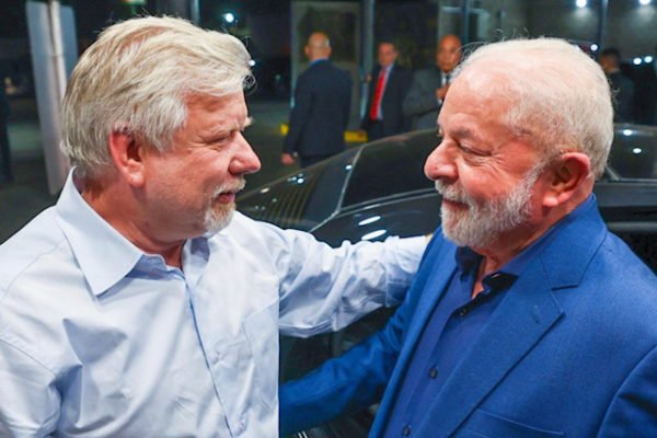Lula e o deputado Marco Maia em Buenos Aires