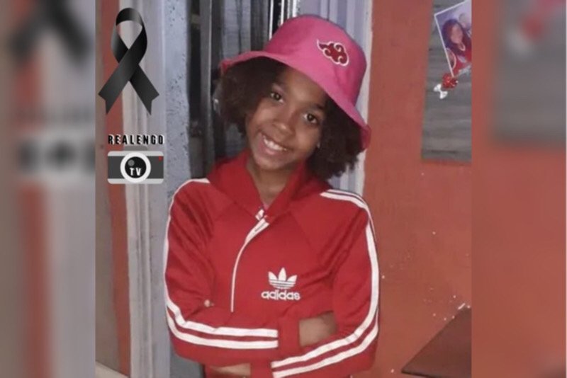Rafaelly da Rocha criança morta bala perdida baixada fluminense rio - Metrópoles