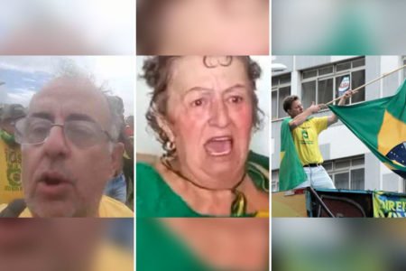 montagem com fotos de três pessoas lado a lado