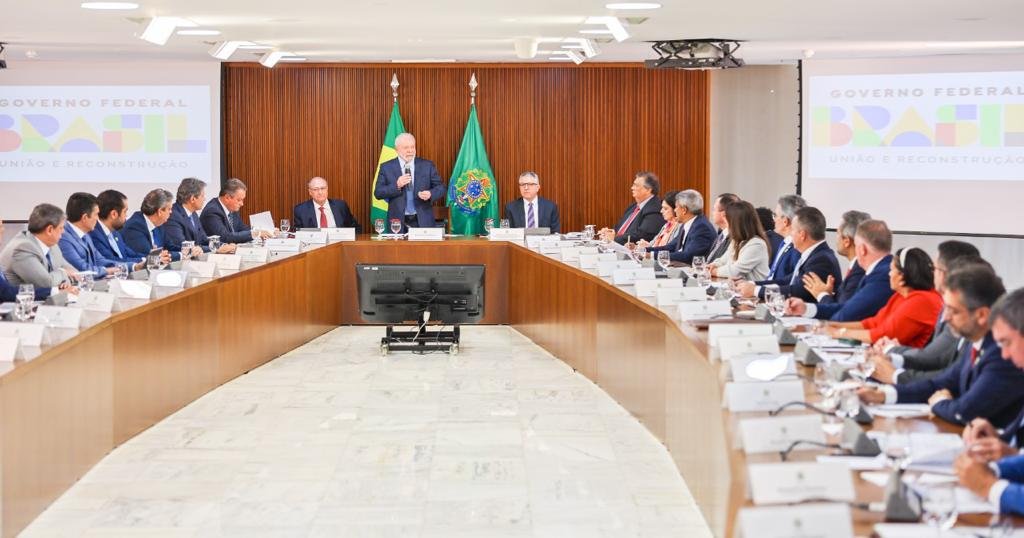 Reunião Lula e governadores