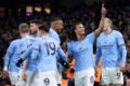 City comemora gol contra o Arsenal
