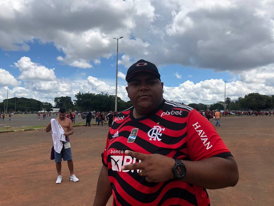 Torcedores do Flamengo na Supercopa em Brasília DF
