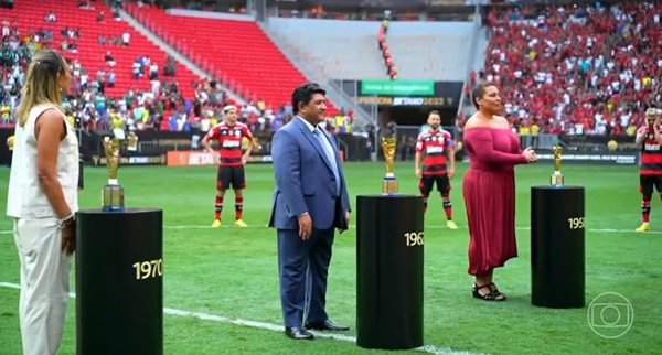 Homenagem a Pelé na SuperCopa Flamengo X Palmeiras