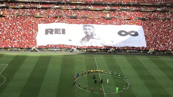 Homenagem a Pelé na SuperCopa Flamengo X Palmeiras