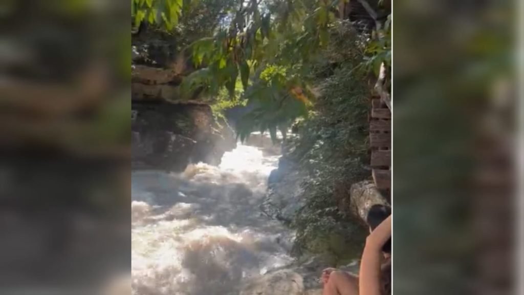 Turista desaparece após subir o volume de água em cachoeira