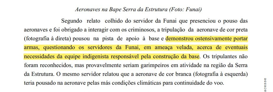 captura de tela de documento