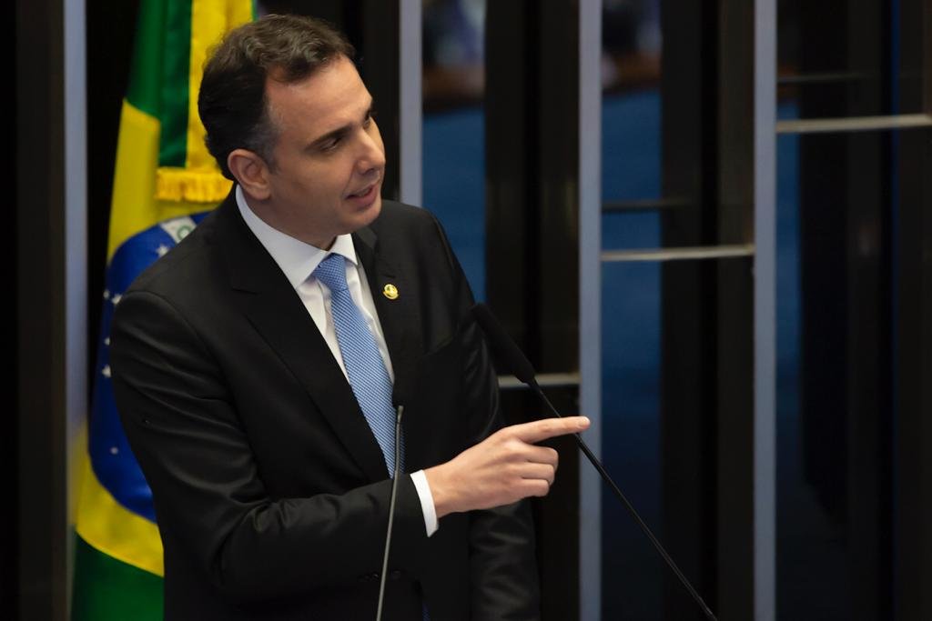 Imagem colorida mostra Rodrigo Pacheco, presidente do Senado Federal do Brasil - Metrópoles
