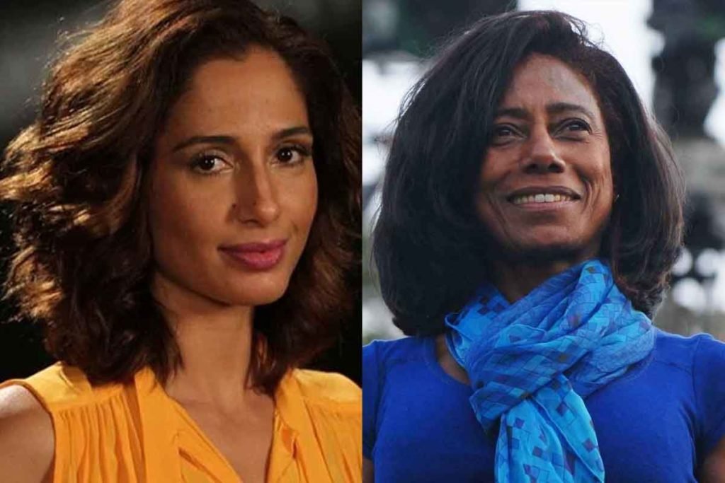 Fotos coloridas de Camila Pitanga e Glória Maria