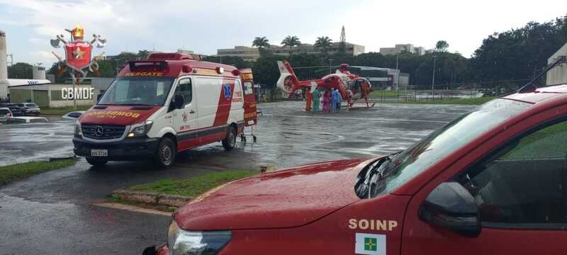 Helicóptero dos Bombeiros