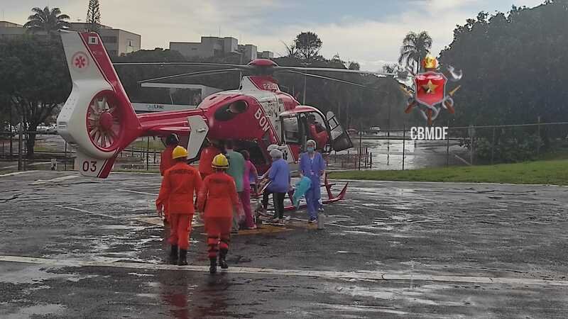 Helicóptero dos Bombeiros