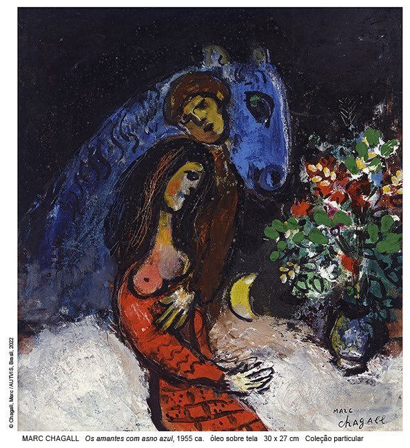 imagem colorida Marc Chagall