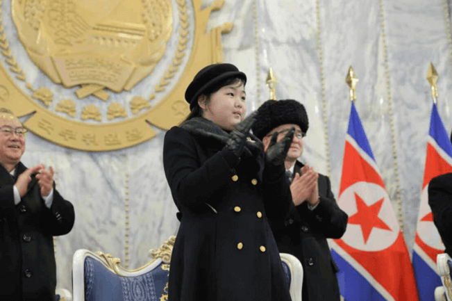 Kim Jong-Un e sua filha
