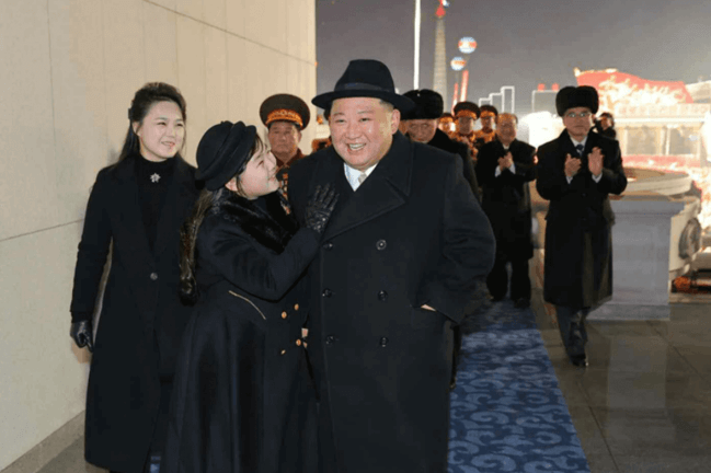 Kim Jong-Un e sua filha
