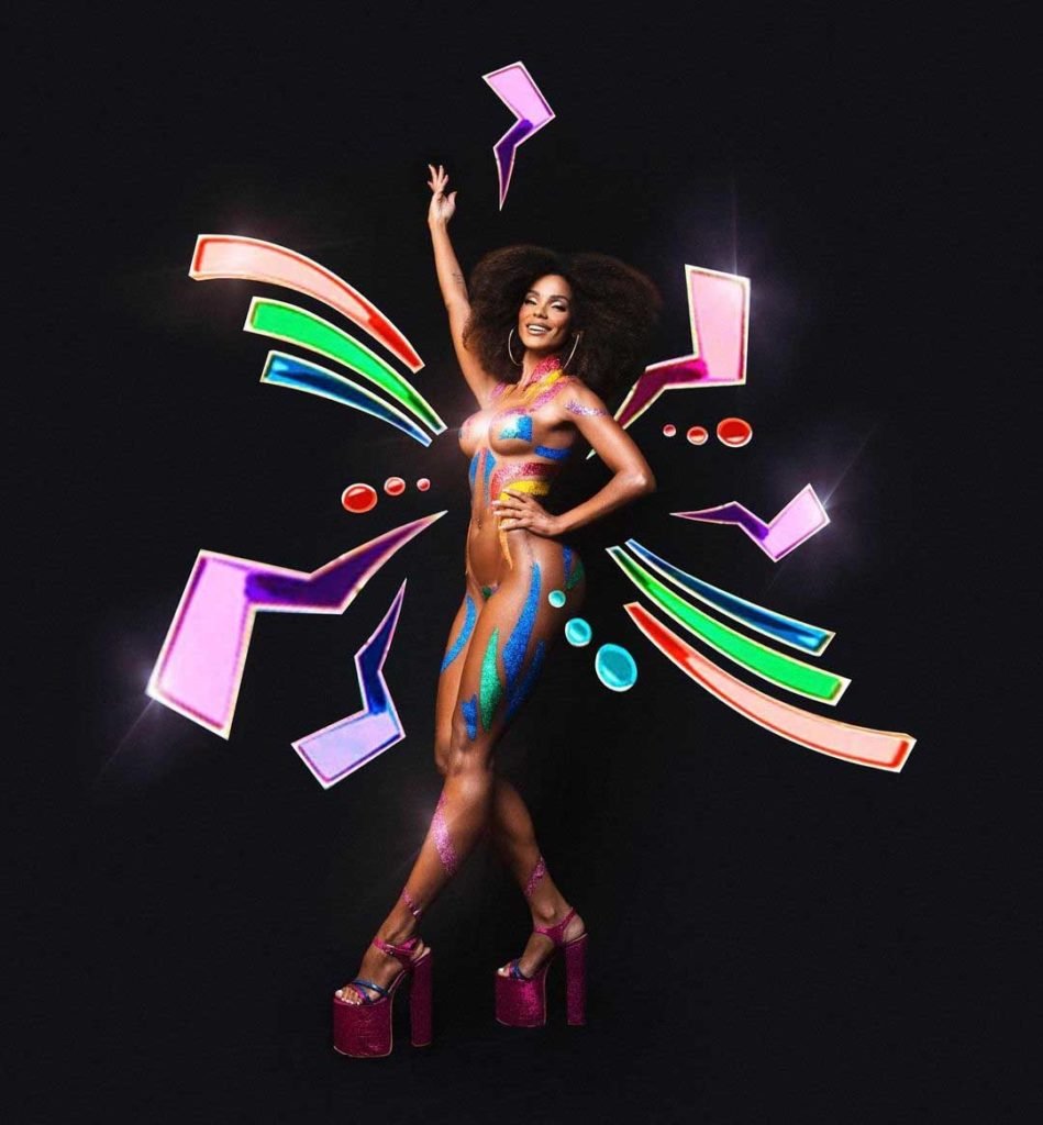 Brunna Gonçalves se fantasia de Globeleza para o Baile da Vogue