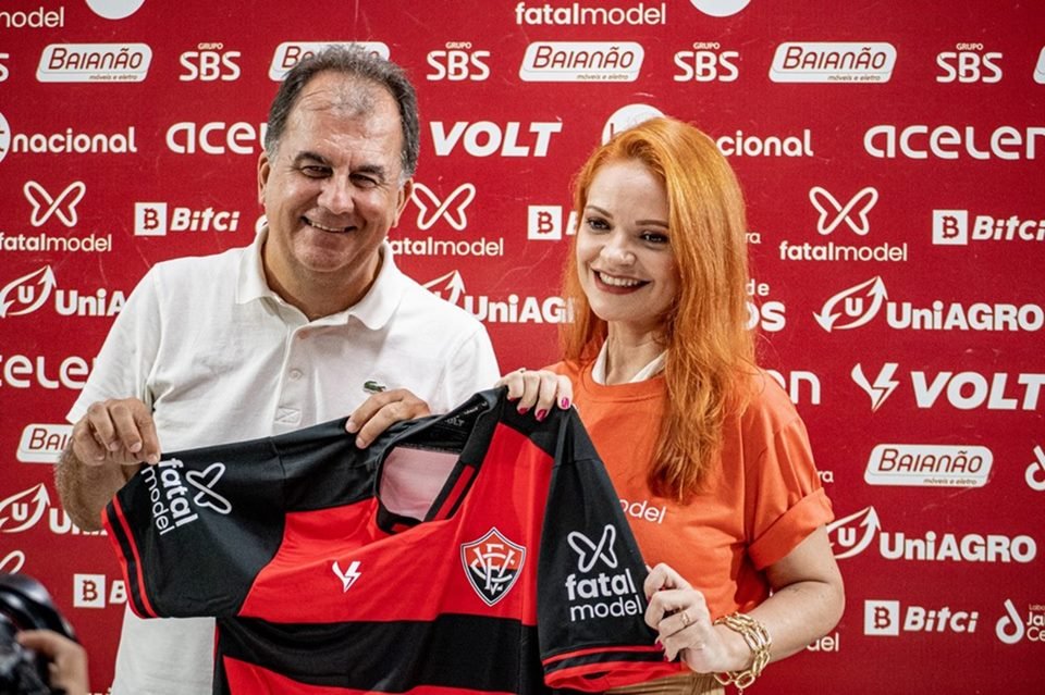 Fatal Model é o novo patrocinador do Vitória - Metrópoles