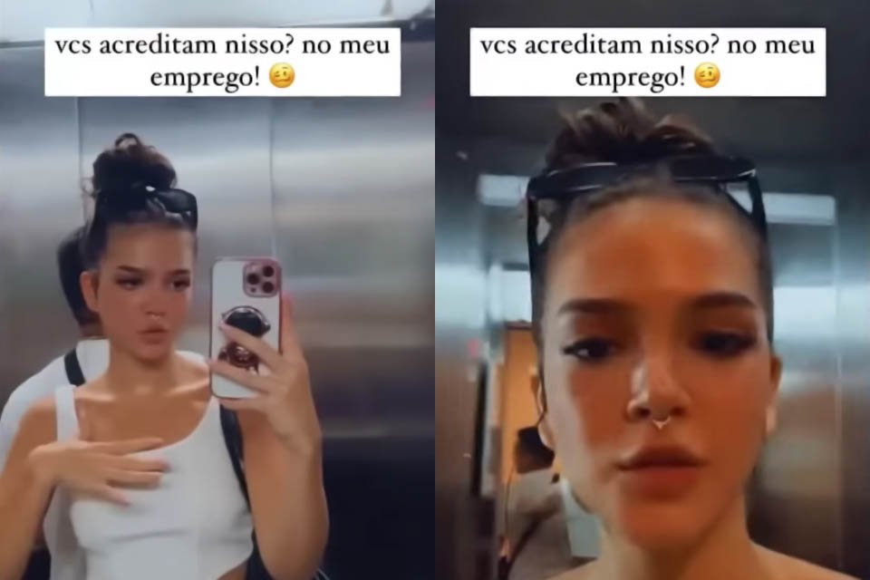 Mel Maia é criticada no trabalho por roupa curta: “Cuida da sua vida”