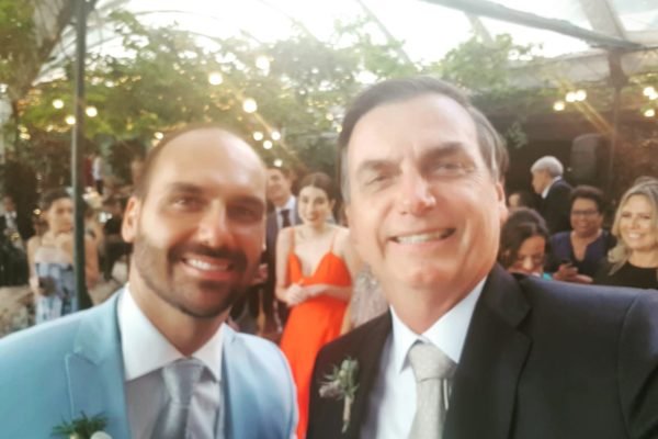 Jair Bolsonaro em casamento do filho 03, Eduardo Bolsonaro