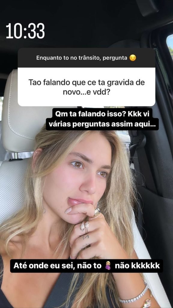 Imagem colorida dos Stories de Virgínia Fonseca - Metrópoles