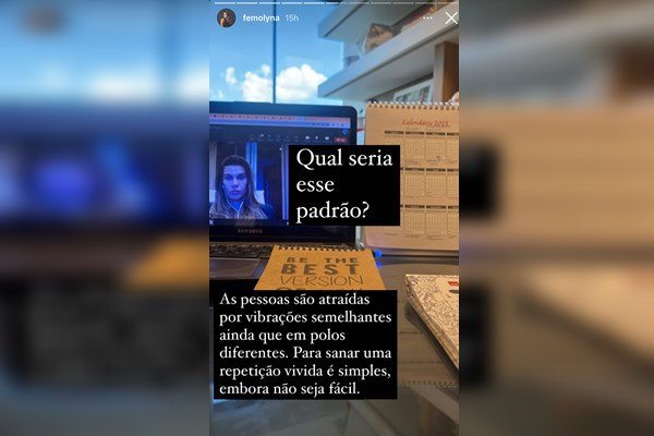 Imagem colorida de publicação no Instagram