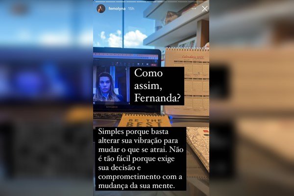 Imagem colorida de publicação no Instagram