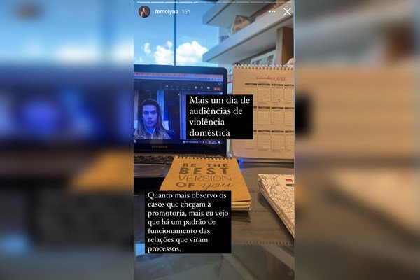 Imagem colorida de publicação no Instagram