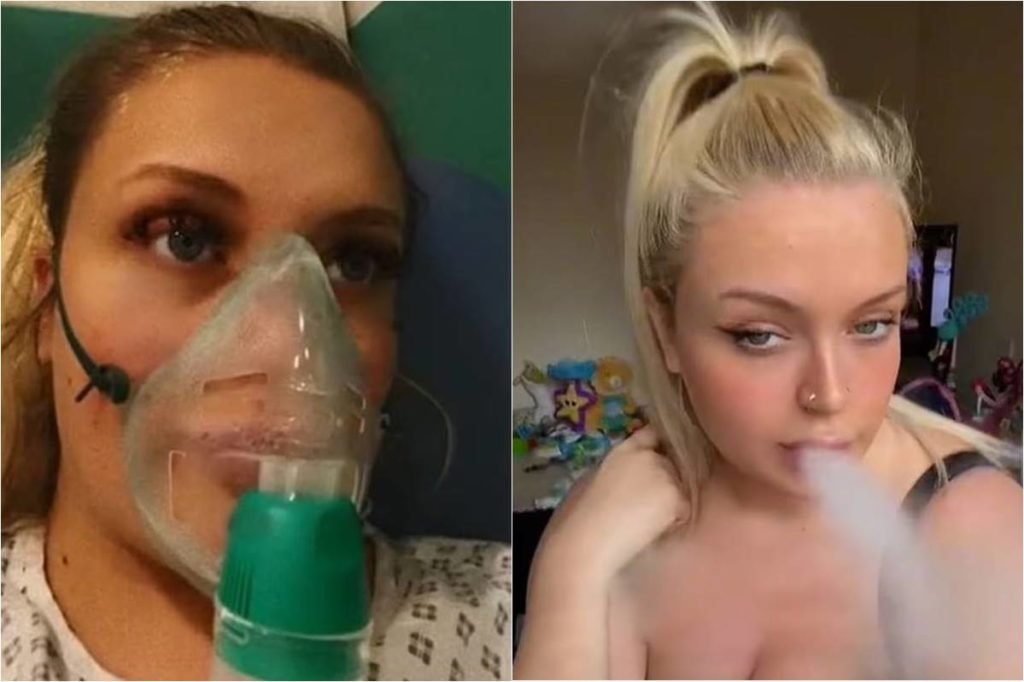 Abby Flynn cigarro eletrônico vape vaper capa