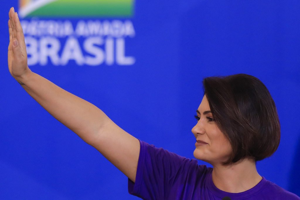 Michelle Bolsonaro, Palácio do Planalto -Comemoração do Dia Internacional da Pessoa com Deficiência e
