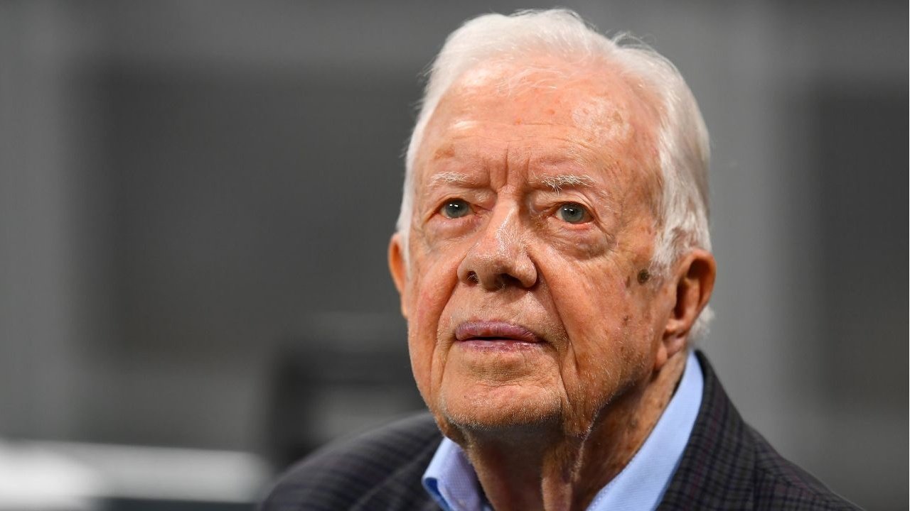 Imagem colorida de Jimmy Carter ex-presidente dos EUA