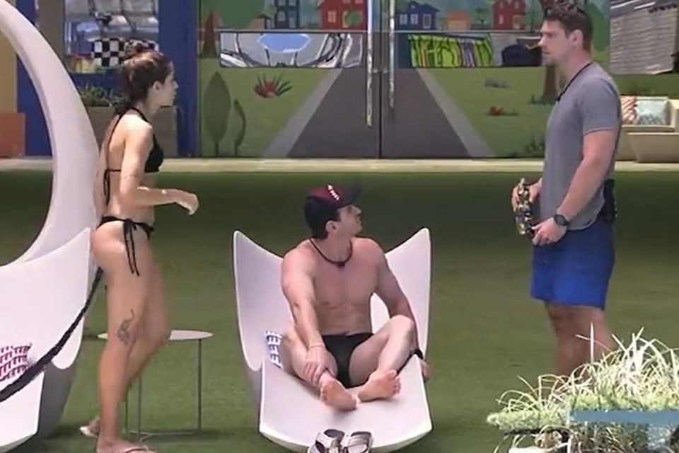 Key Alves, Gustavo e Cristian no BBB23 - Metrópoles