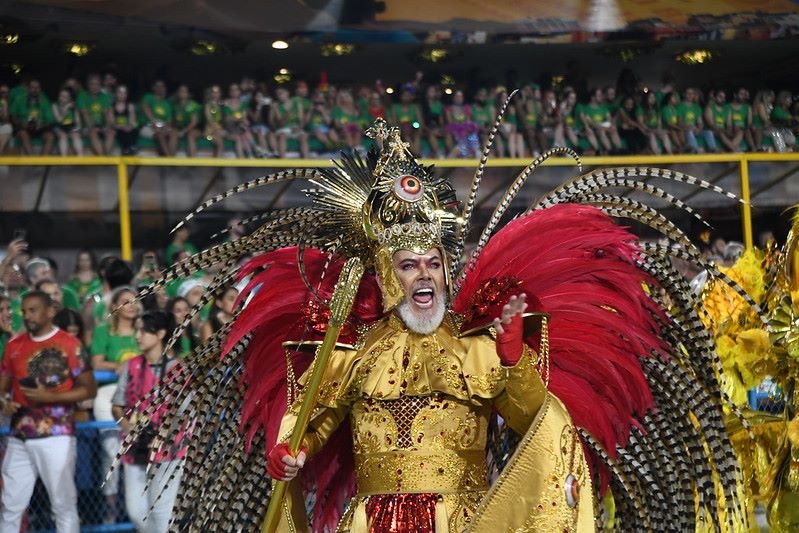 Imagem colorida do desfile da Unidos da Viradouro no Carnaval do Rio de Janeiro - Zig Proxy