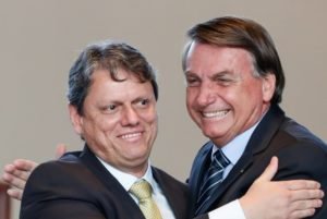 Tarcísio de Freitas e Jair Bolsonaro