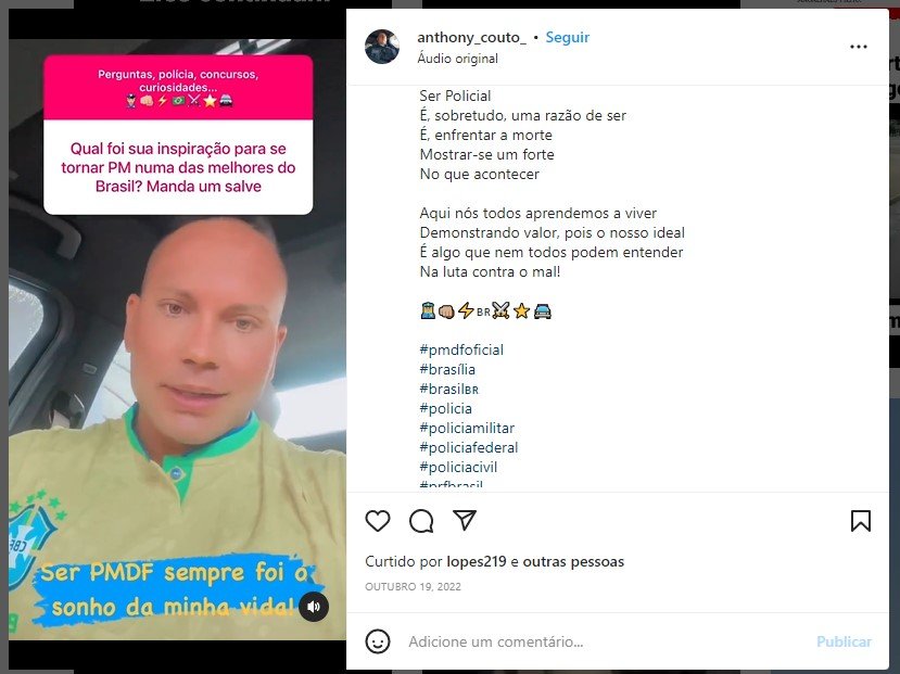 Print de perfil no instagram