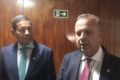 Hamilton Mourão e Rogério Marinho após reunião no STF