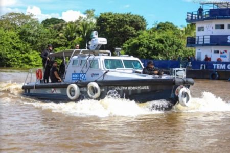 embarcação da PM no Pará - Metrópoles