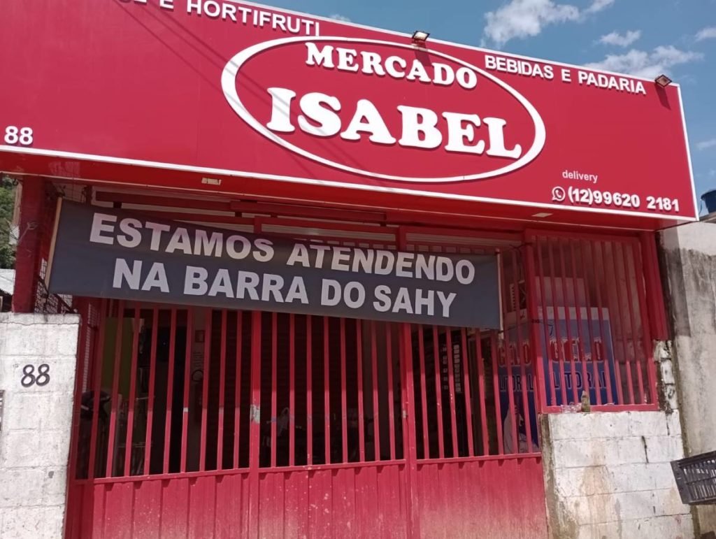 Isabel fechou o mercado na Vila do Sahy e está atendendo na Barra do Sahy