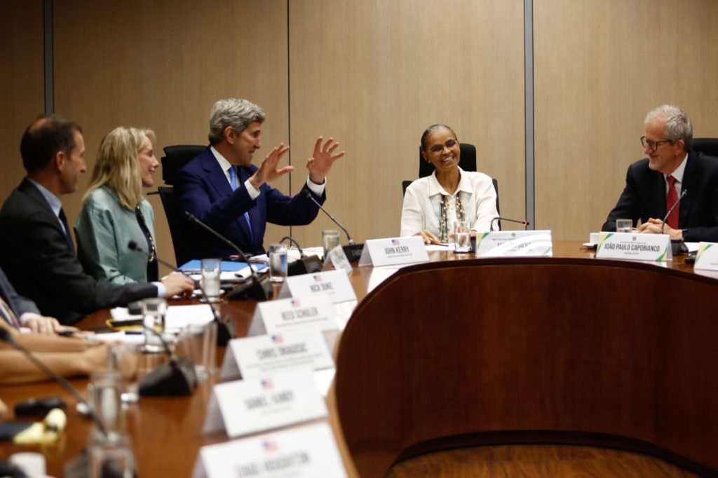 Reunião Marina Silva e John Kerry
