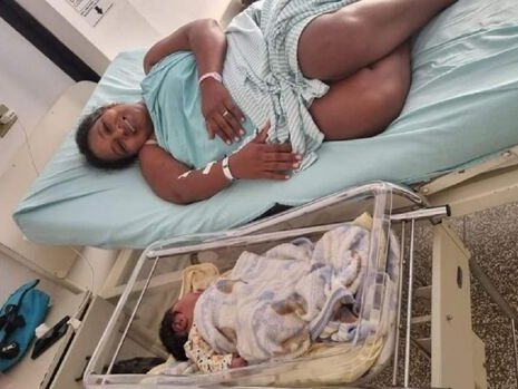 Bebezão” nasce de parto normal em MS e tamanho surpreende: 5,5 kg