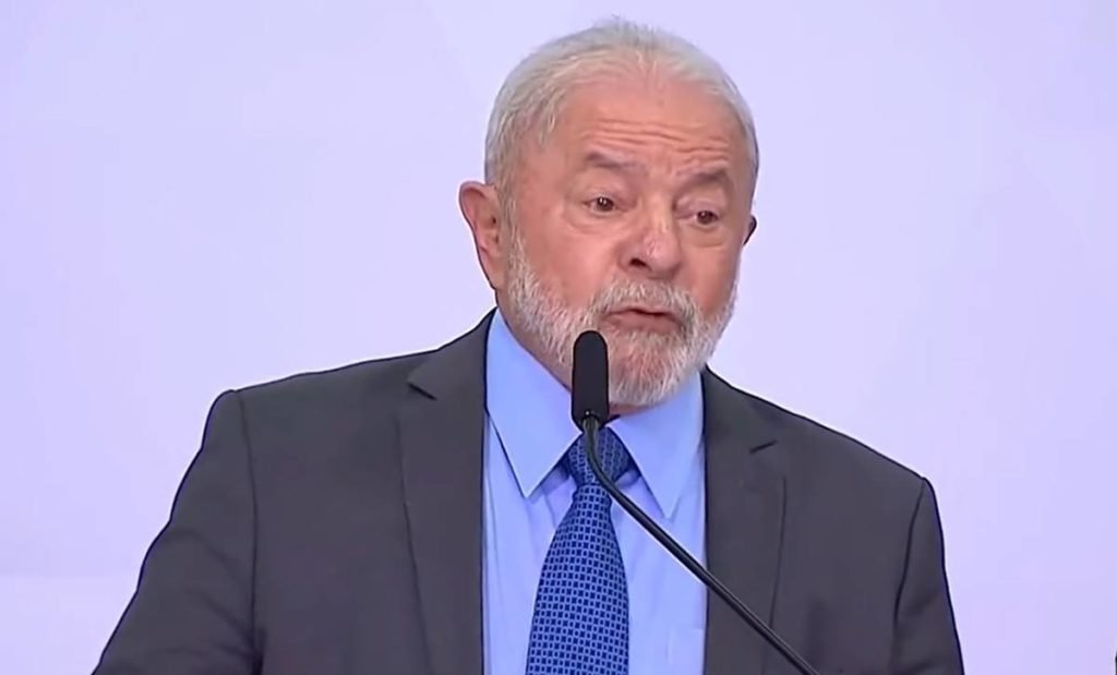 O presidente Luiz Inácio Lula da Silva