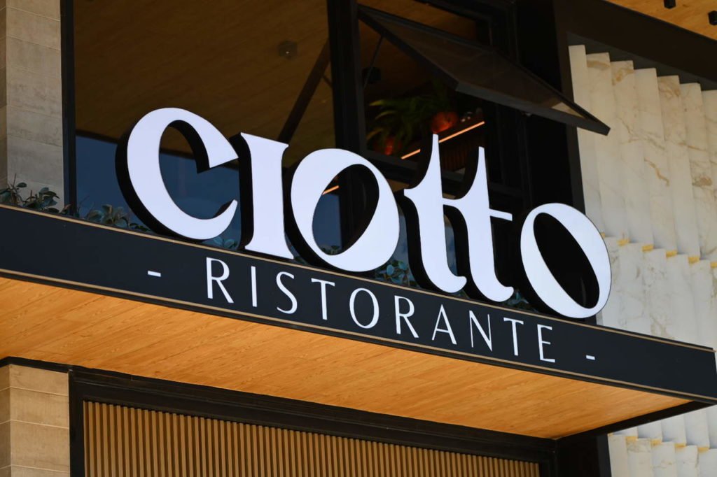 Na foto, a fachada do Ciotto Restaurante - Metrópoles