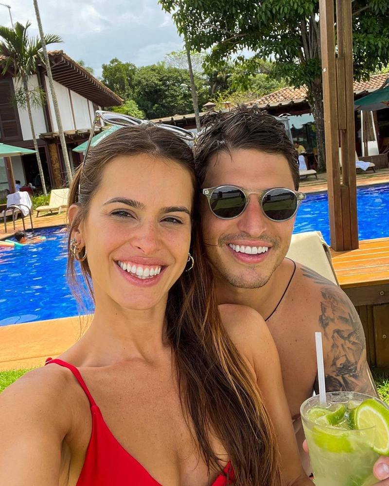 Foto colorida de Jéssica Castro e Felipe Prior - Metrópoles