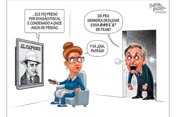 Charge do Amarildo