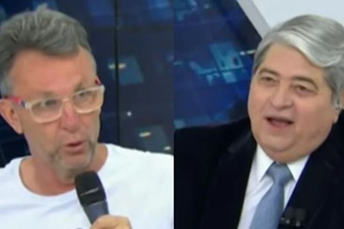 Ao vivo na Band, Datena manda comentarista Neto calar a boca | Metrópoles