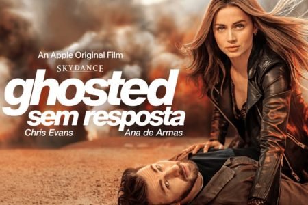 Arte oficial do filme Ghosted - Sem Resposta, estrelado por Ana de Armas de Chris Evans - Metrópoles